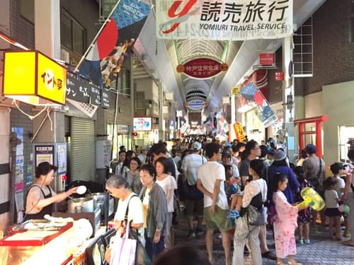 水道筋商店街のお祭り